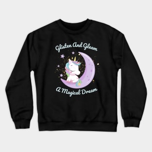 Whimsical Night: Glisten and Gleam- A Magical Dream Crewneck Sweatshirt